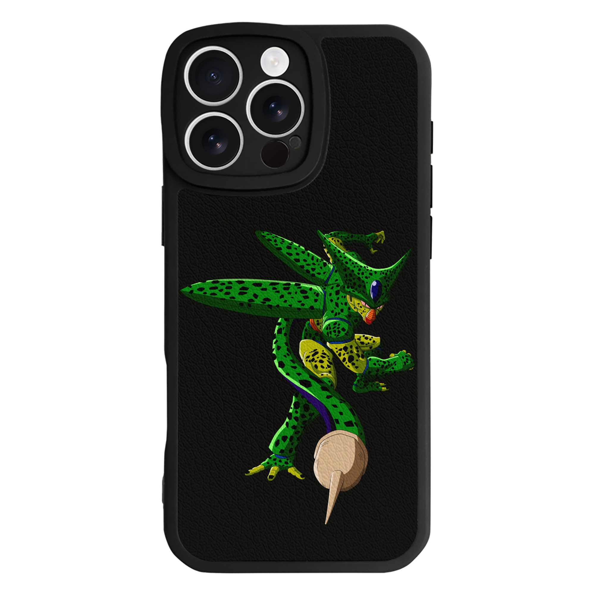 （画像用） ドラゴンボール セル DRAGON BALL Cell 【iPhone 16シリーズ対応】シリコンスマホケース（レザー調） 材質：シリコン